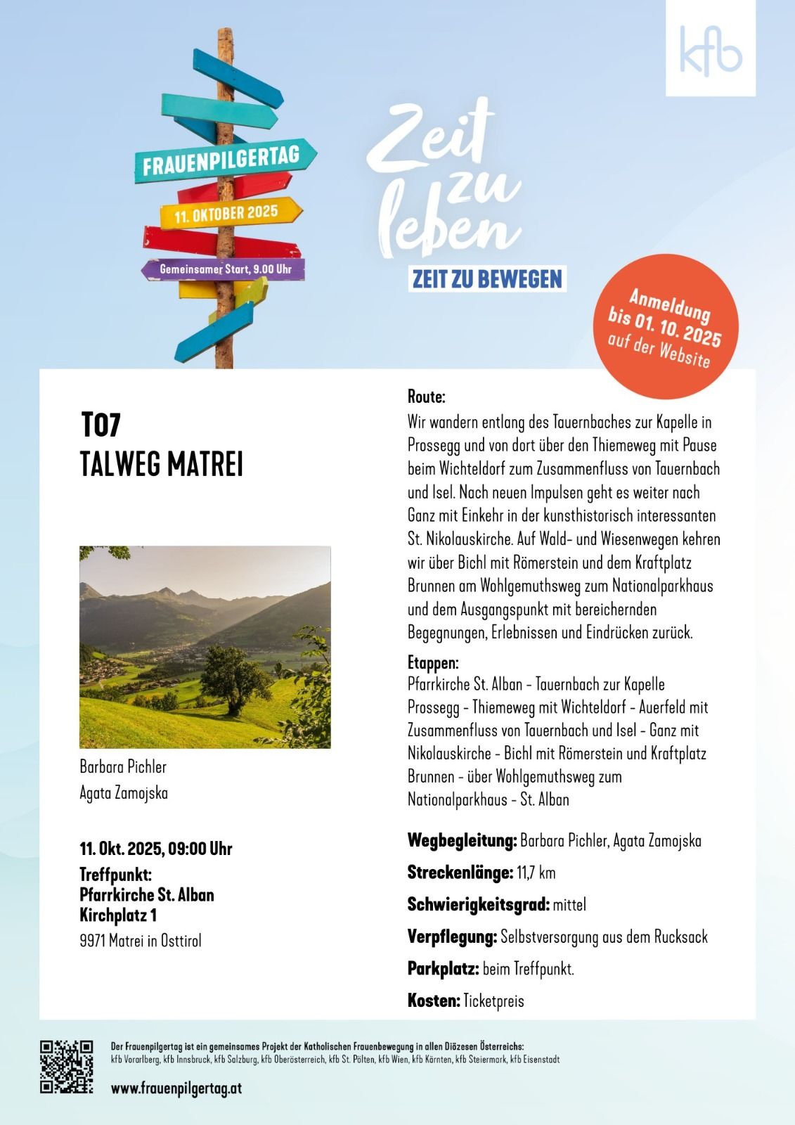 Einladung Frauenpilgertag
